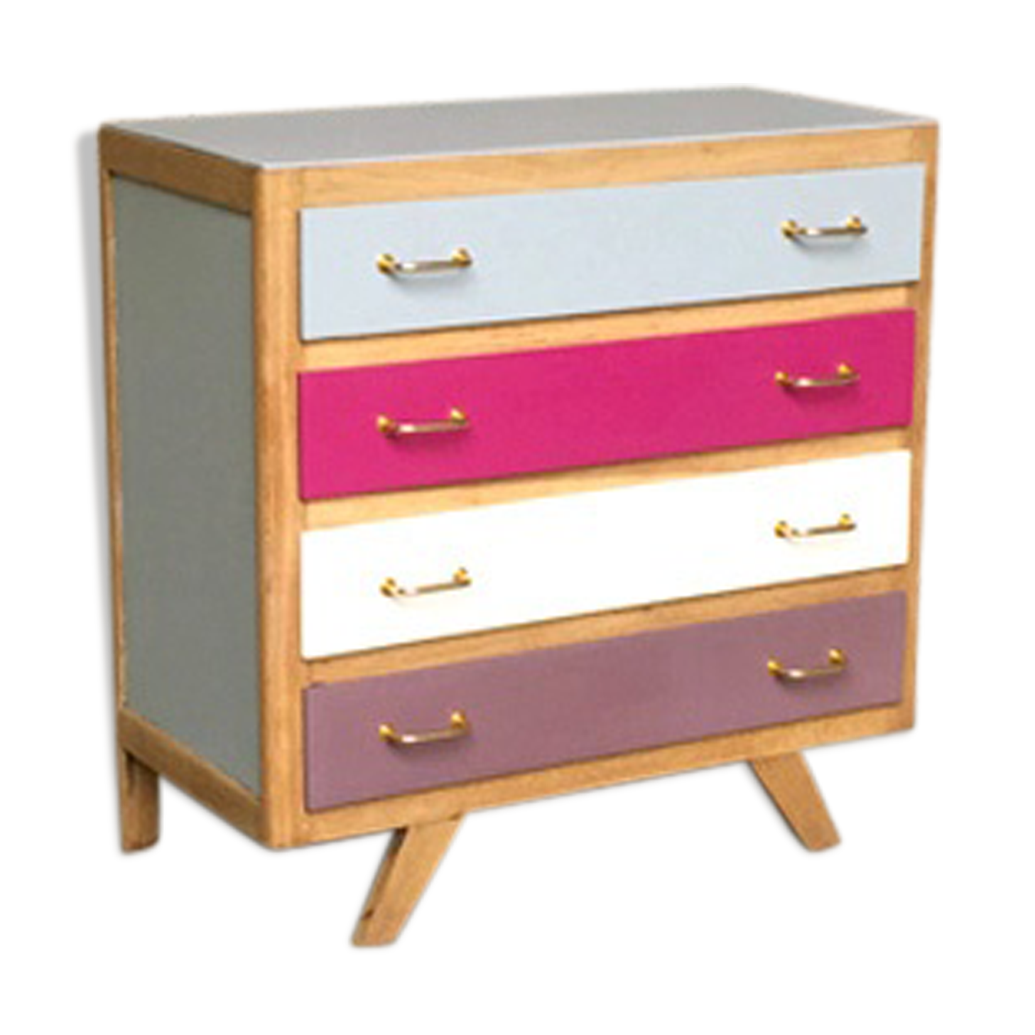 Convenient graphic pink and gray