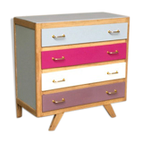 Convenient graphic pink and gray