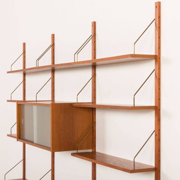 Étagère en teck par Preben Sorensen pour PS System, Randers, Danemark, 1960