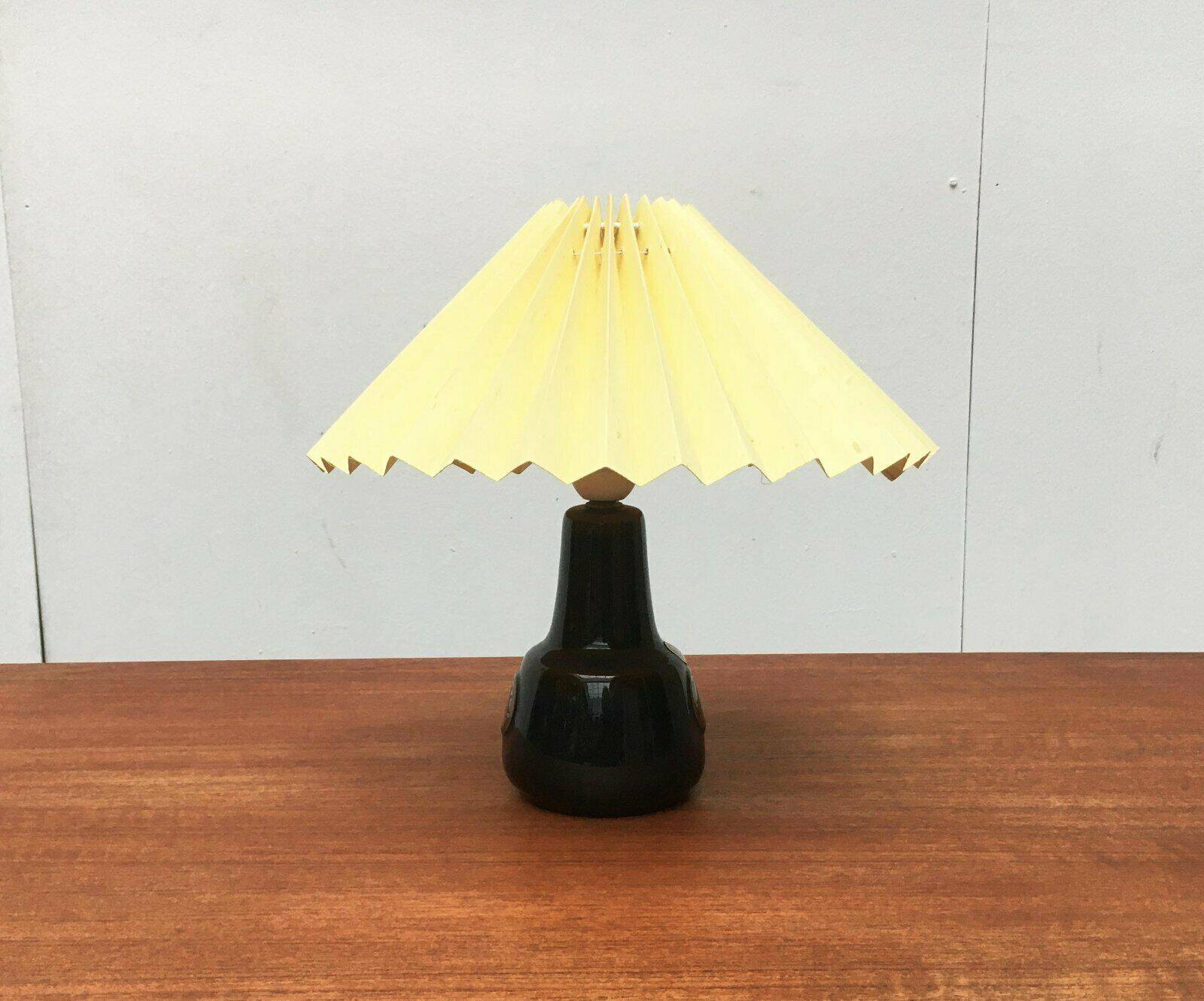 Mid-century Danish ceramic table lamp by Søholm.