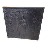 Fireplace plate saint éloi 47×46cms