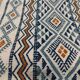 Hand-woven natural wool hallway rug