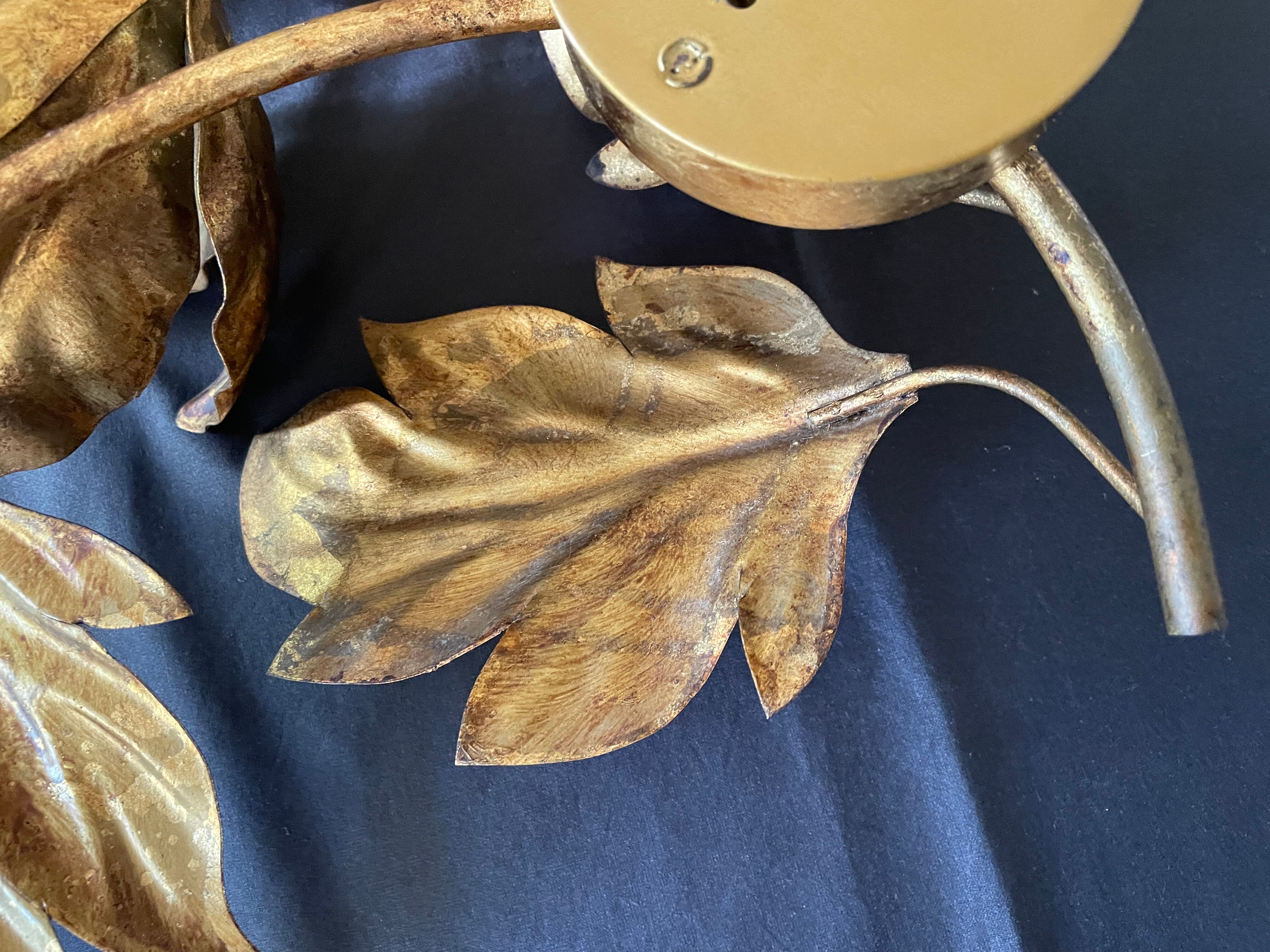 Metal wall lamp by Hans Kögl 1970