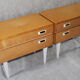 Pair of bedside tables, Germany, 1970s.