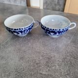 Blue Chinese Porcelain Teacups