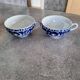 Blue Chinese Porcelain Teacups