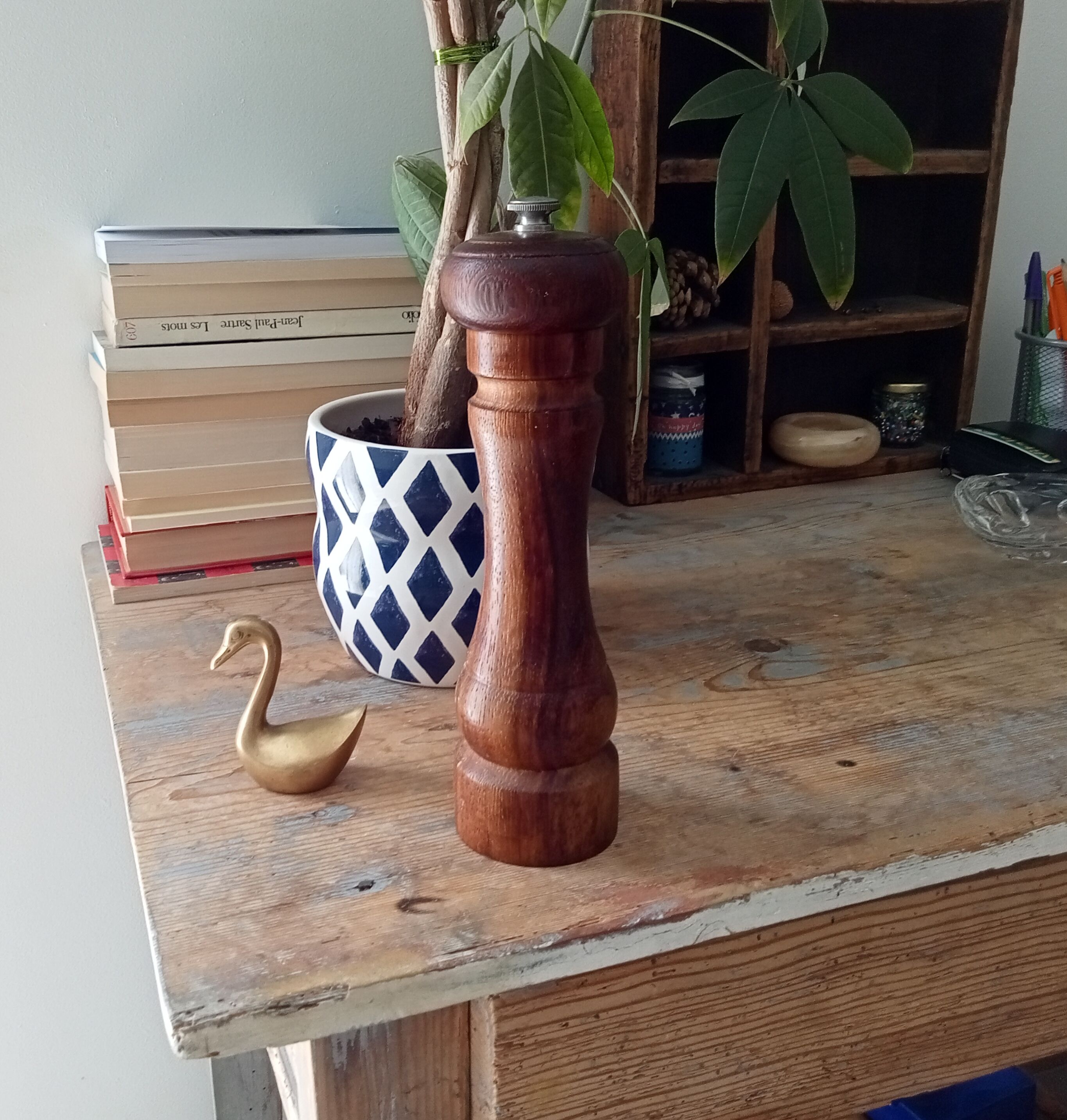 Vintage pepper mill borel brothers peugeot lion