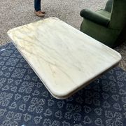 Marble coffee table