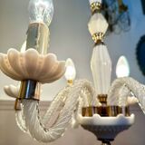 Vintage Murano chandelier in Venetian blown glass