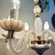 Vintage Murano chandelier in Venetian blown glass