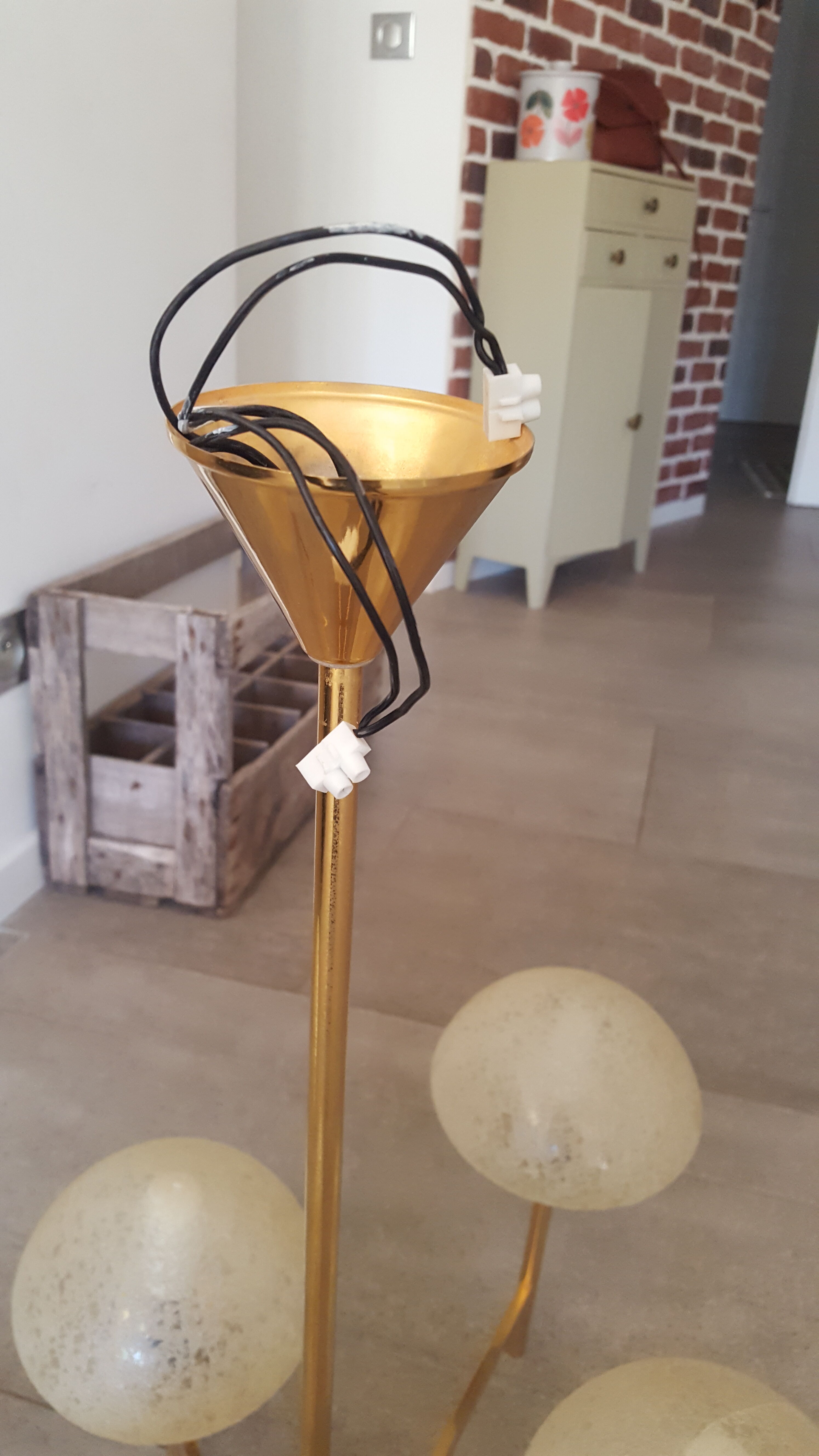 Lustre en laiton