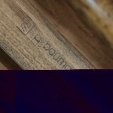 3 BAUMANN Tacoma chairs black faux leather dark beech