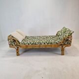 Italian Bamboo Daybed, 1960s