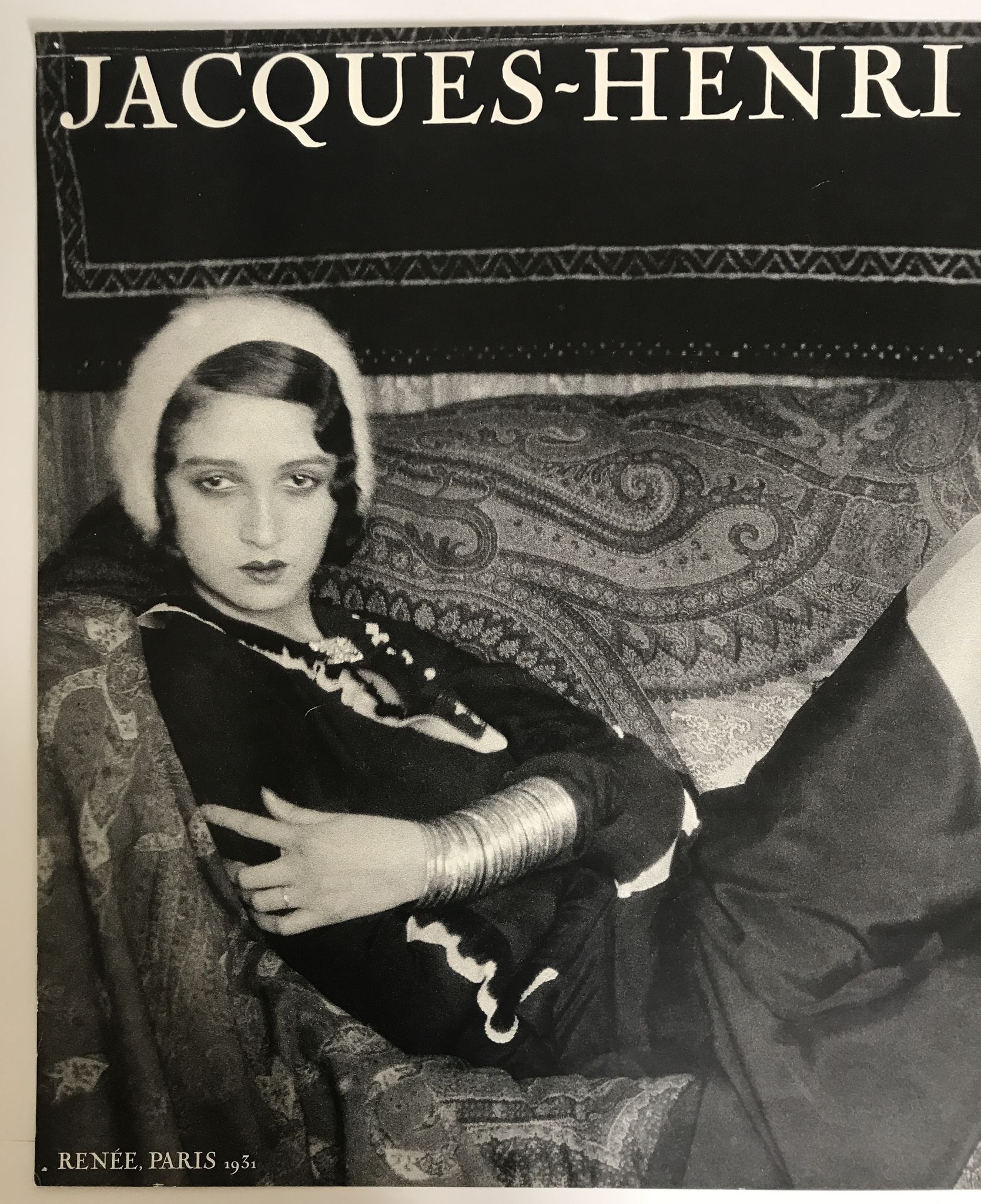 Jacques-Henri LARTIGUE Renée 1931, circa 1980. Vintage poster in B&W