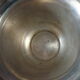 Cache silver metal pot with lion heads
