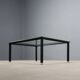 Table basse vintage Azucena Fasce Cromate design Italie 1960s-70s