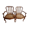 Paire de fauteuils anglais Chippendale