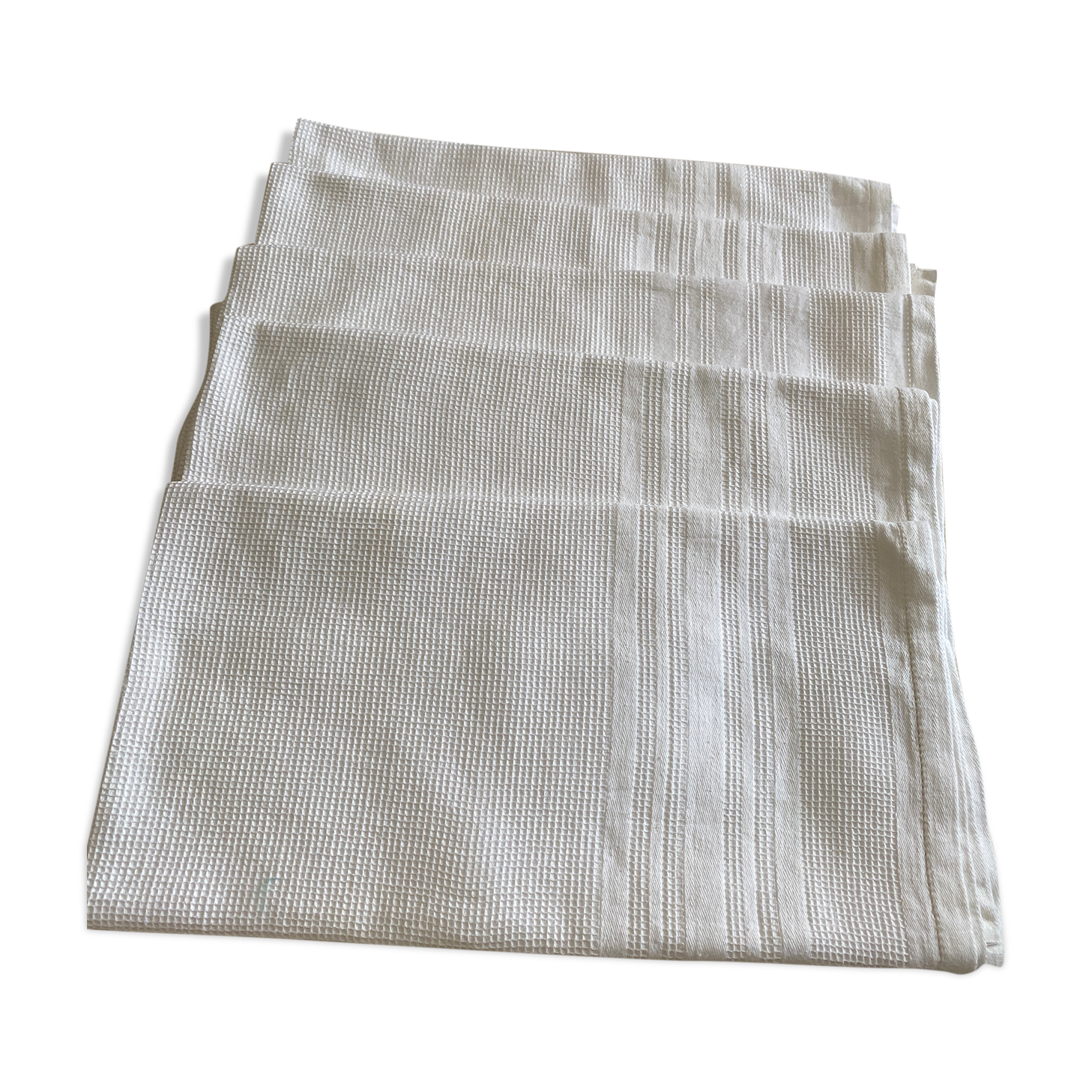 Lot de serviettes nid d abeilles