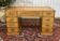 Bureau plat de style marine en acajou blond