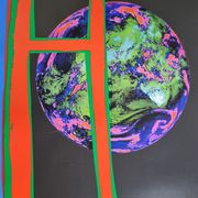 Air France poster, "Merveilles de la Terre", by Roger Bezombes, 1980