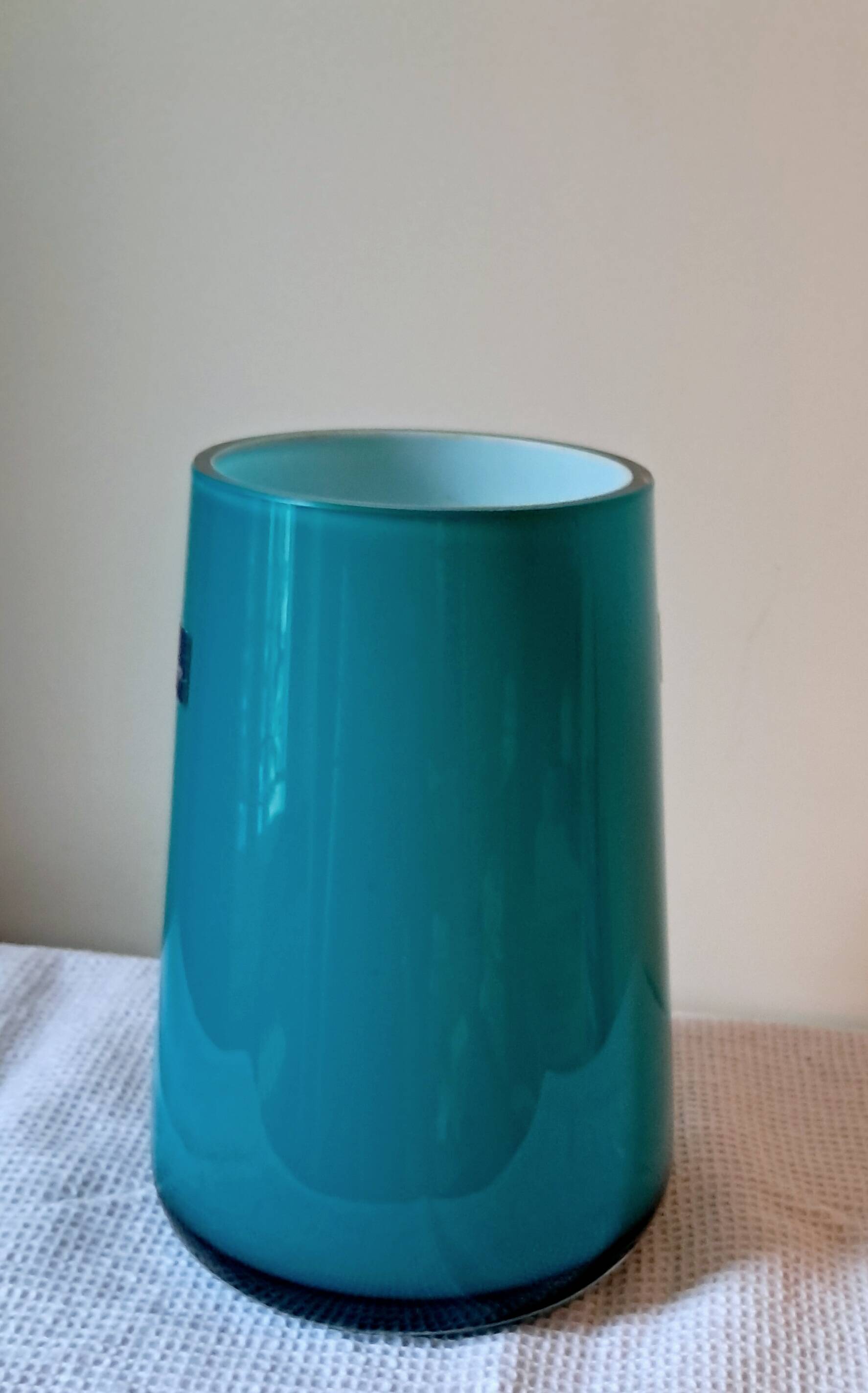 Villeroy & Boch Numa vase blue glass