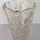 Molded glass vase