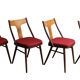 1960s Scandinavian Style Dining Chairs by Mier Topolcany