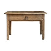 Petite console ou table de chevet en pin massif (rénovée)