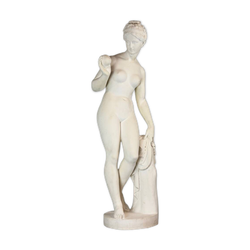 Venus with the Apple, based on the model by Bertel Thorvaldsen in reconstructed marble, 20th century.