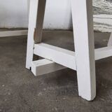 Pair of benches in white fir