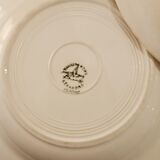 5 mismatched plates Gien, Digoin, Moulin des Loups, Saint Amand