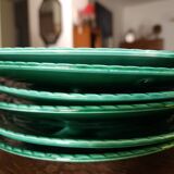 Service asperges en barbotine 6 Assiettes 1 plat