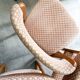Lot de 3 chaises traineau SELF , dlg de Baumann , 1970'