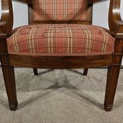 Fauteuil en Acajou Massif, époque Directoire – Début XIXe