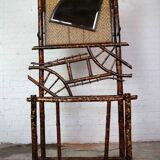 Antique bamboo hall stand