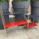 60's black and red String shelf