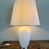 Lampe de table vintage design en verre de Murano