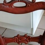 Set of 5 19th century cacahogany chairs