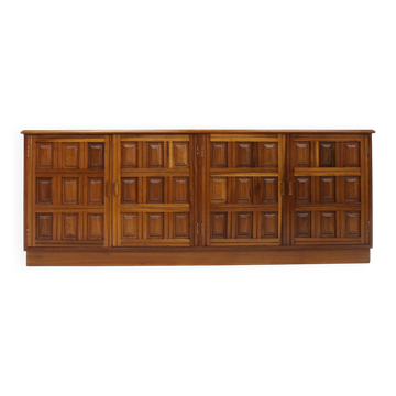 Vintage brutalist sideboard 1970s