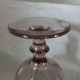 Large stemmed glass with bubble glass