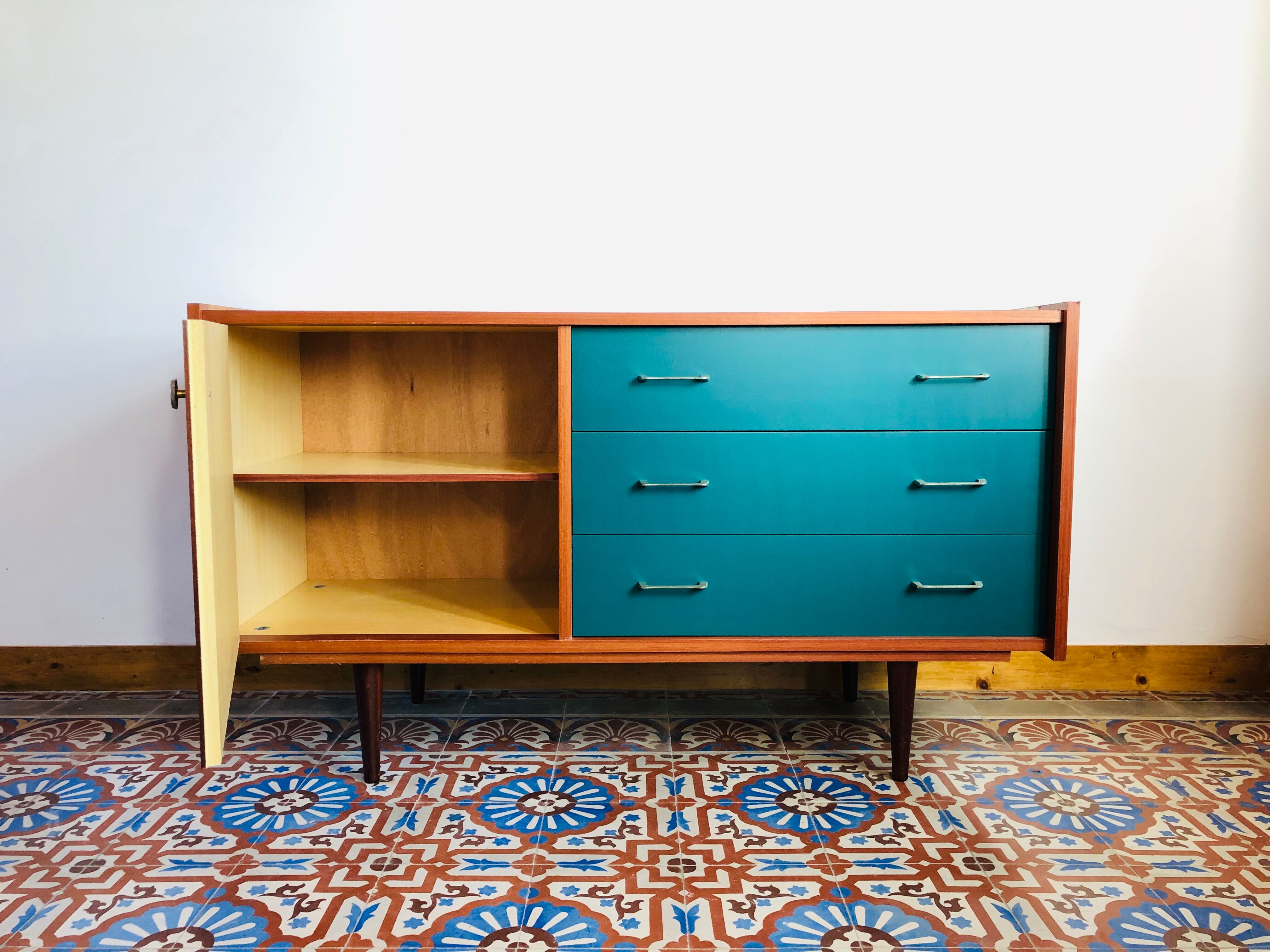 Vintage teak dresser