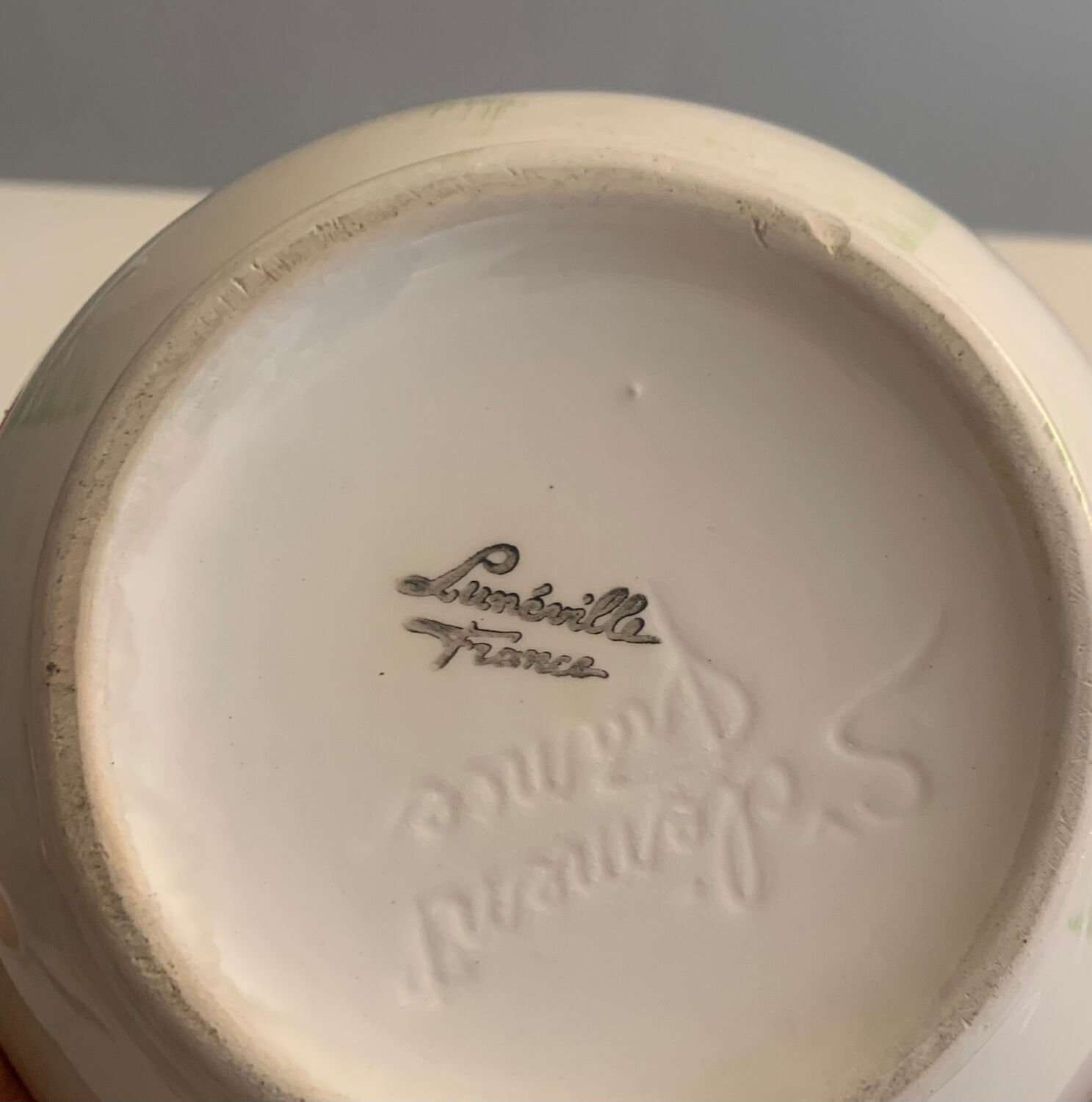 Lunéville porcelain coffee/tea service - "Poppy" collection