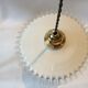 Vintage opaline suspension