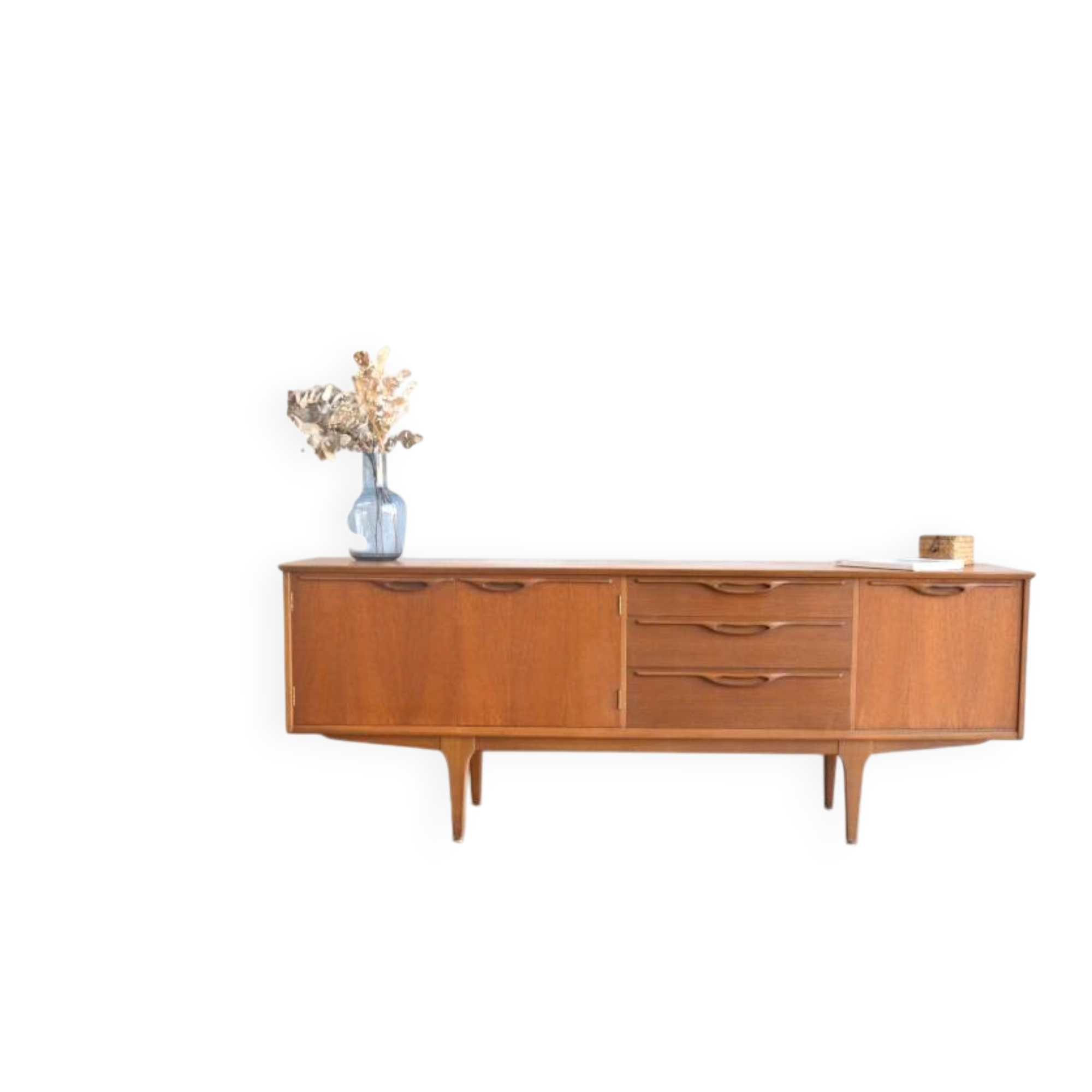 Enfilade en teck par Jentique * modèle rare * 198 cm