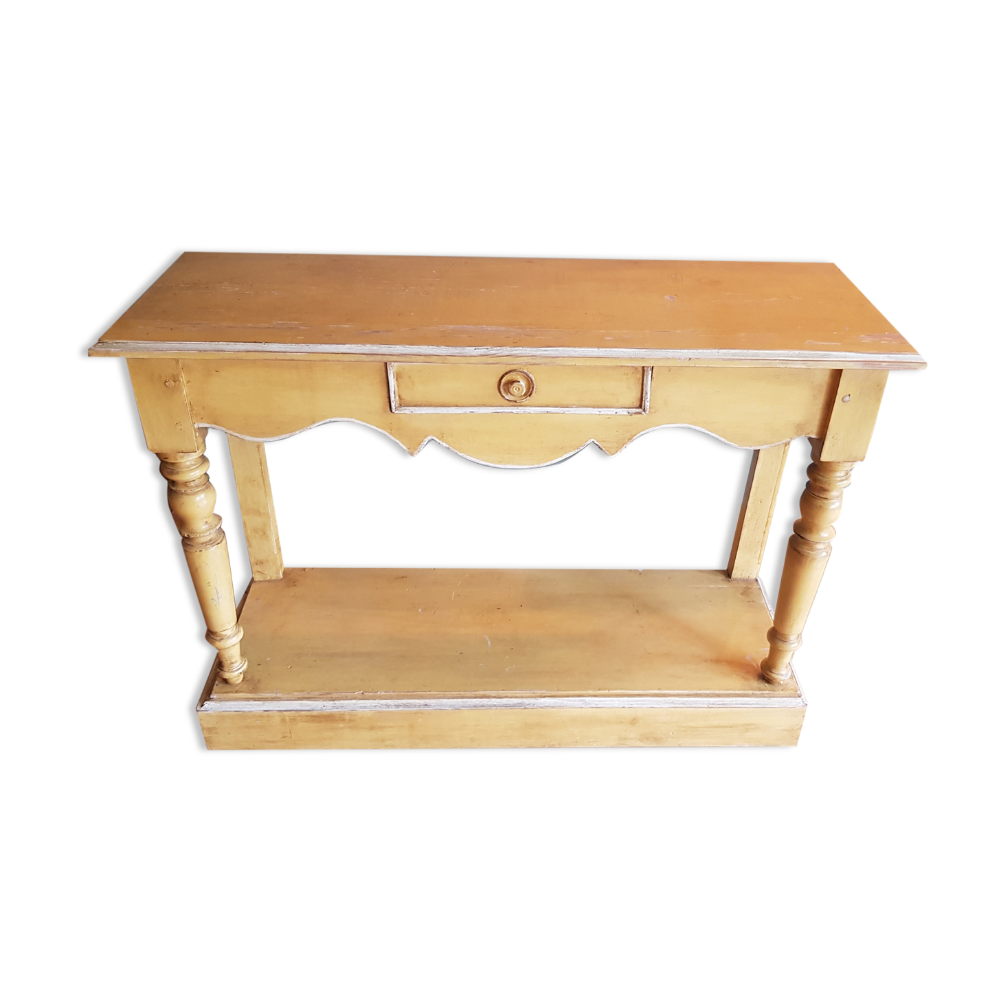 Provencal console with 1 drawer