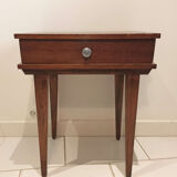 Bedside vintage nightstand compass legs drawer Stella