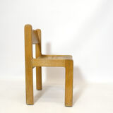 Children's chair all wood, 1960-1970.