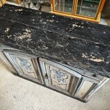18th Century Double Evolution Hunting Buffet in Remoulded Wood from the Louis XIV Period