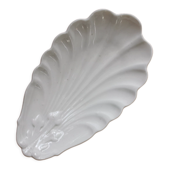 Ravier shell in old porcelain late nineteenth century