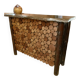 bar 1970 wooden log